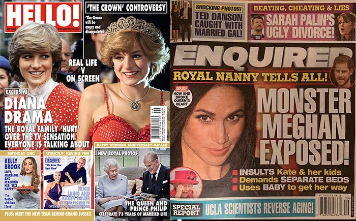 revistas fofocas familia real britanca