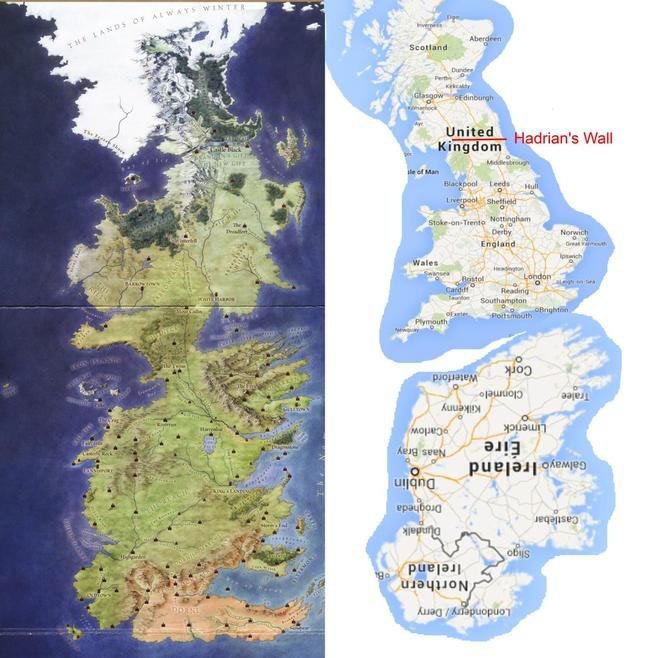 mapa de westeros escocia inglaterra