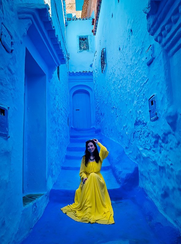 curiosidades sobre o marrocos cidade azul