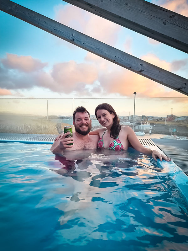 piscina aquecida hotel berg islandia