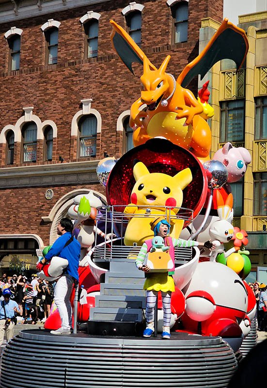 desfile universal studios japan pokemon