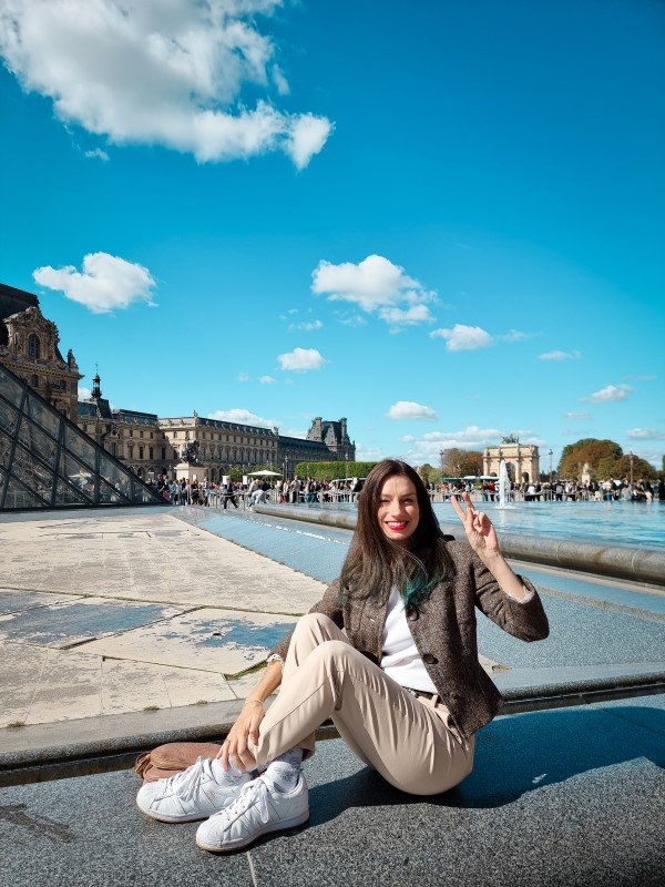 Paris na Primavera: Museu do Louvre em ótimo clima