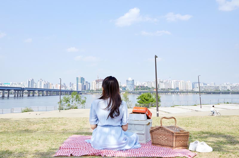 picnic hangang park coreia do sul
