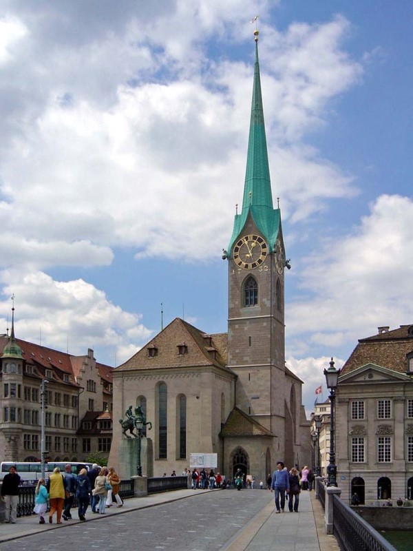 Igreja Fraumünster em Zurique melhores bairros, hospedagem e atrações