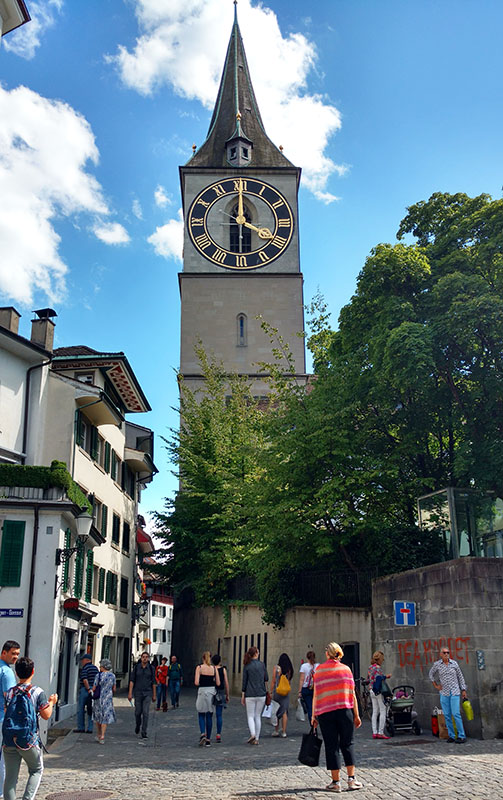 Igreja St. Peter em Onde ficar em Zurique melhores bairros, hospedagem e atrações