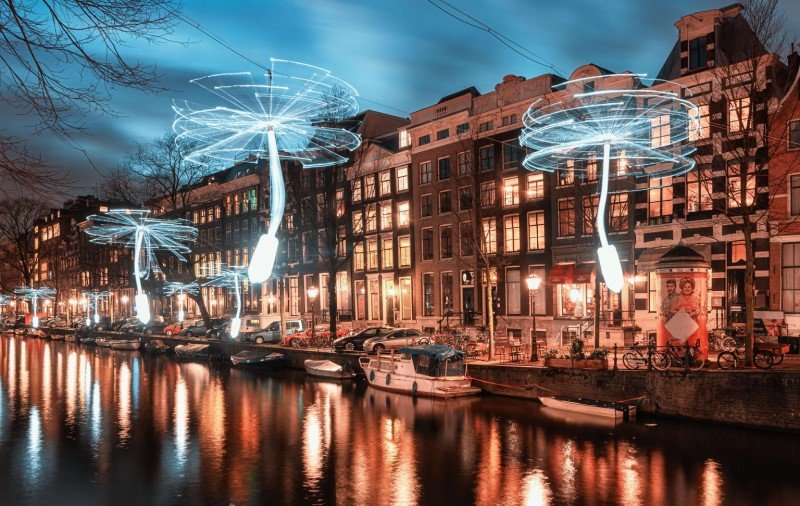 o que fazer em amsterdam inverno light festival