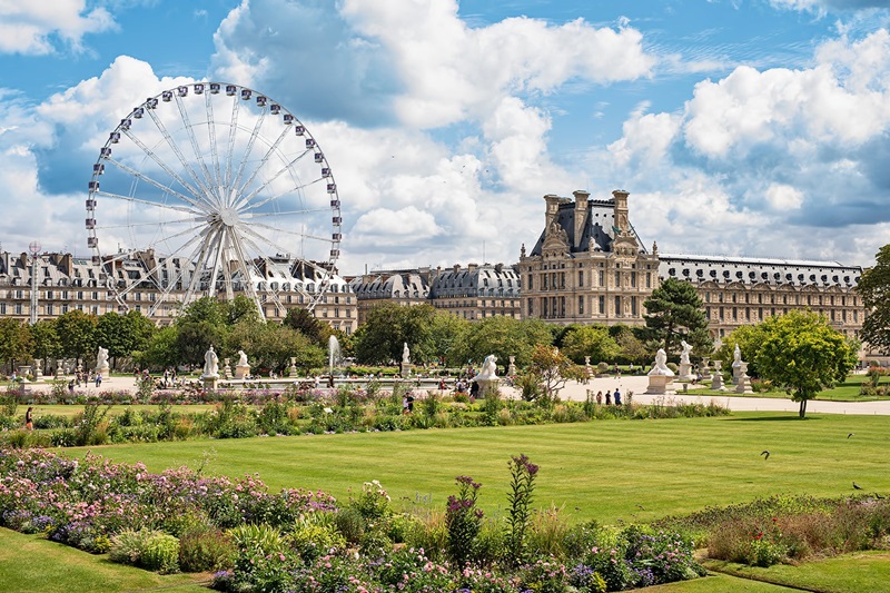 Jardim das Tulherias em 10 atrações grátis em Paris os melhores passeios gratuitos