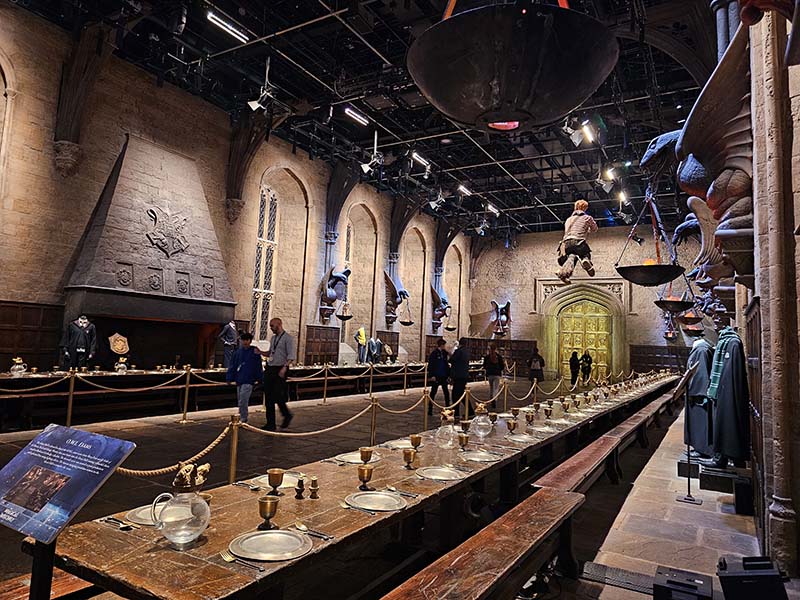 salao comunal parque harry potter estudios