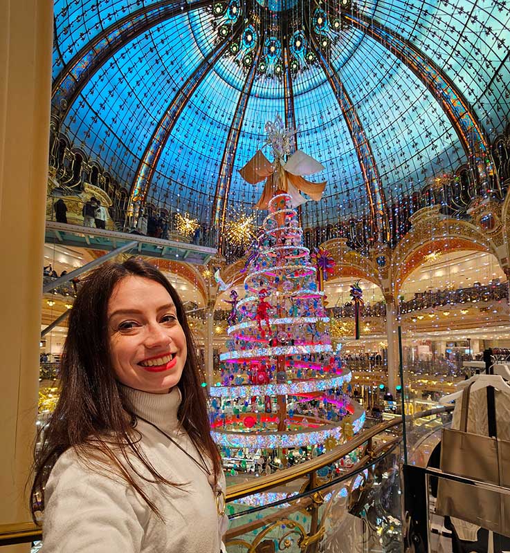 natal paris galleries lafayette arvore