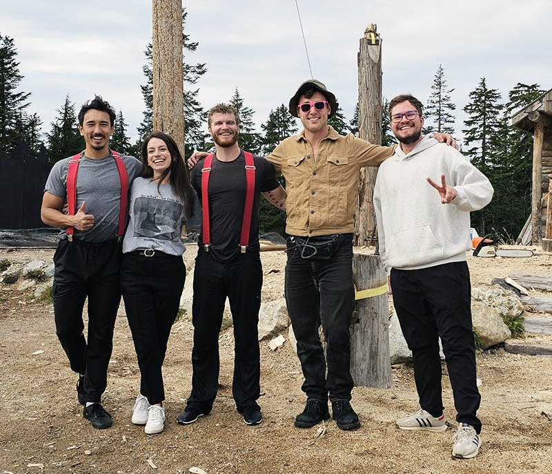 grouse mountain em vancouver show lenhadores