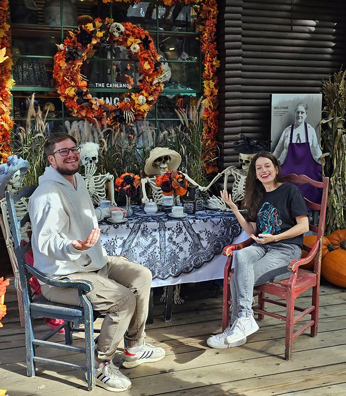 capilano suspension bridge halloween decoracao