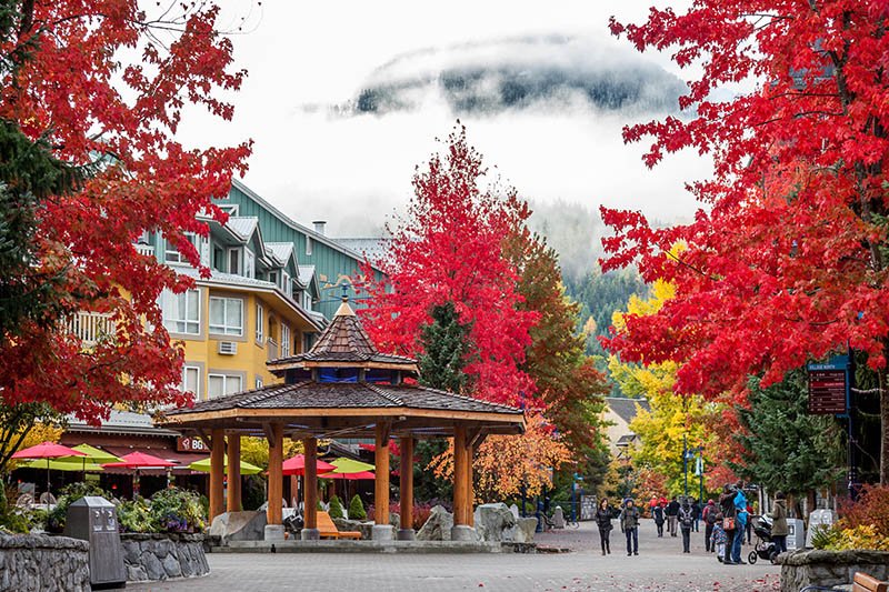 whistler in autumn, british columbia, canada