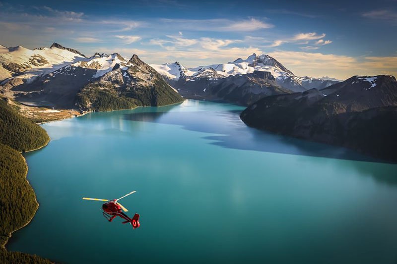 passeio de helicoptero whistler