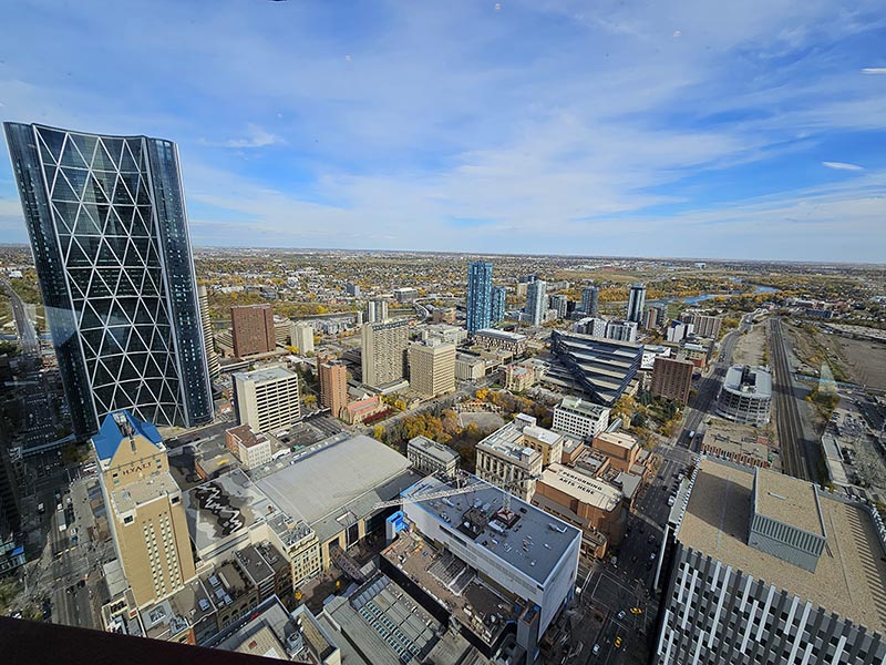 vista calgary tower dicas viagem