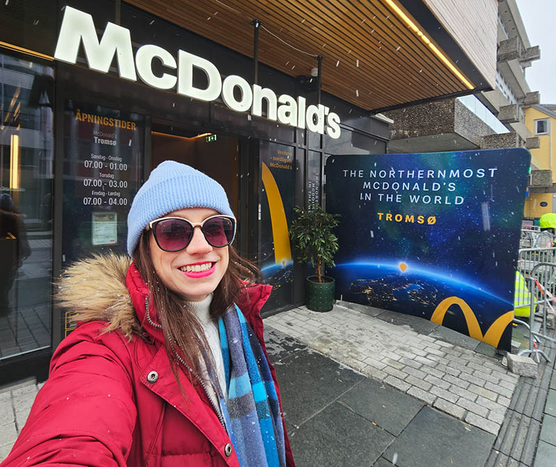 mcdonalds noruega mais ao norte do planeta