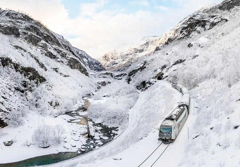 10 melhores atracoes na noruega trem Flamsbana