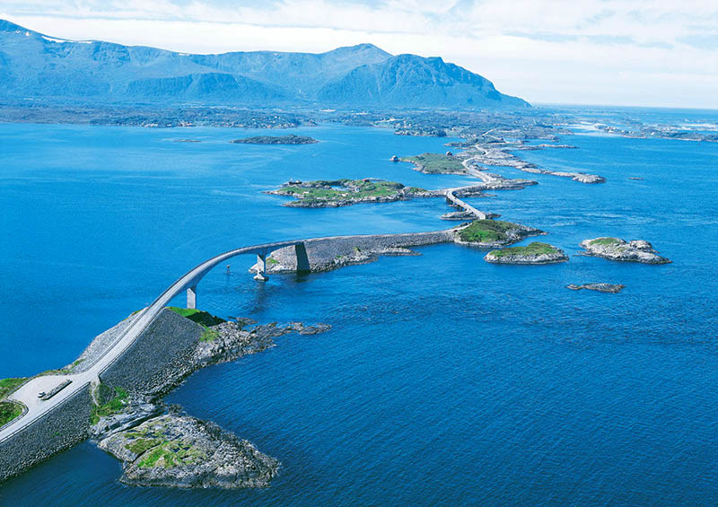 melhores atracoes na noruega Atlantic Ocean Road