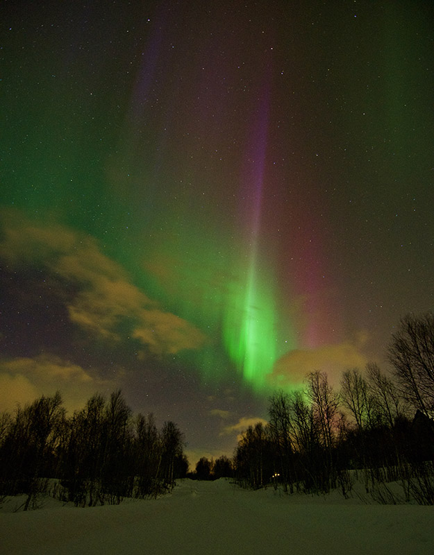 quando ver aurora boreal na noruega