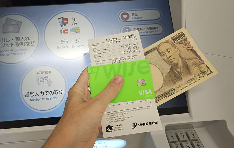 viagem japao quanto custa cartao internacional