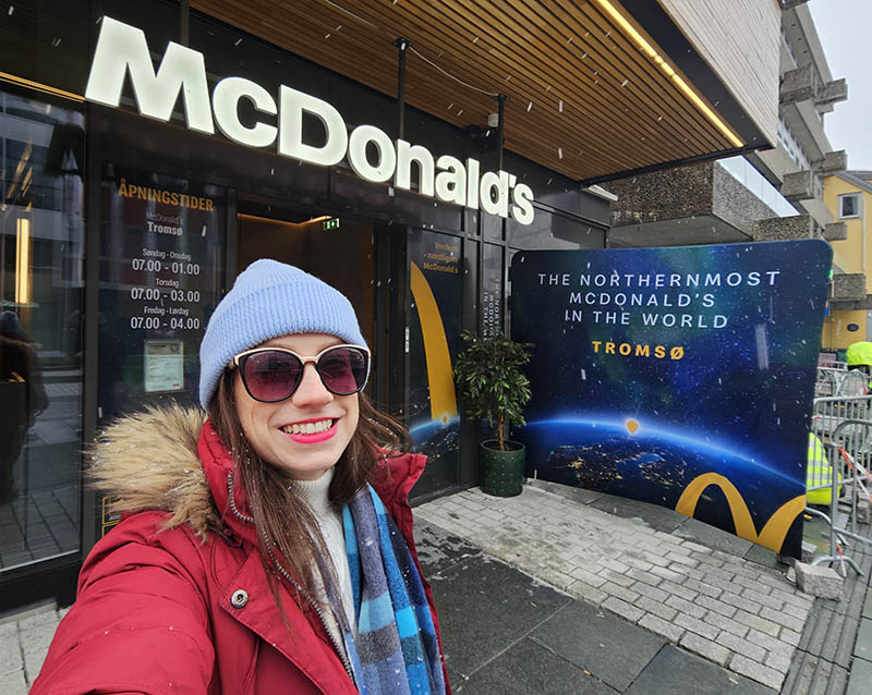roteiro noruega 8 dias tromso mcdonalds