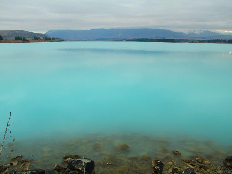 Rota Wanaka Lake Pukaki lago azul