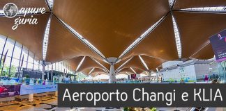 Escalas asiáticas: aeroporto de Cingapura e Kuala Lumpur