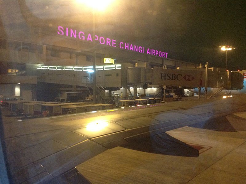 aeroporto cingapura changi avião