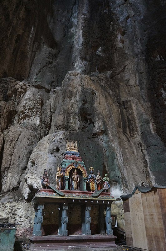 Atrações em Kuala Lumpur batu caves apure guria interior caverna