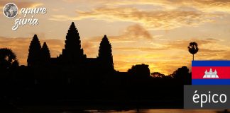 Nascer do sol em Angkor Wat