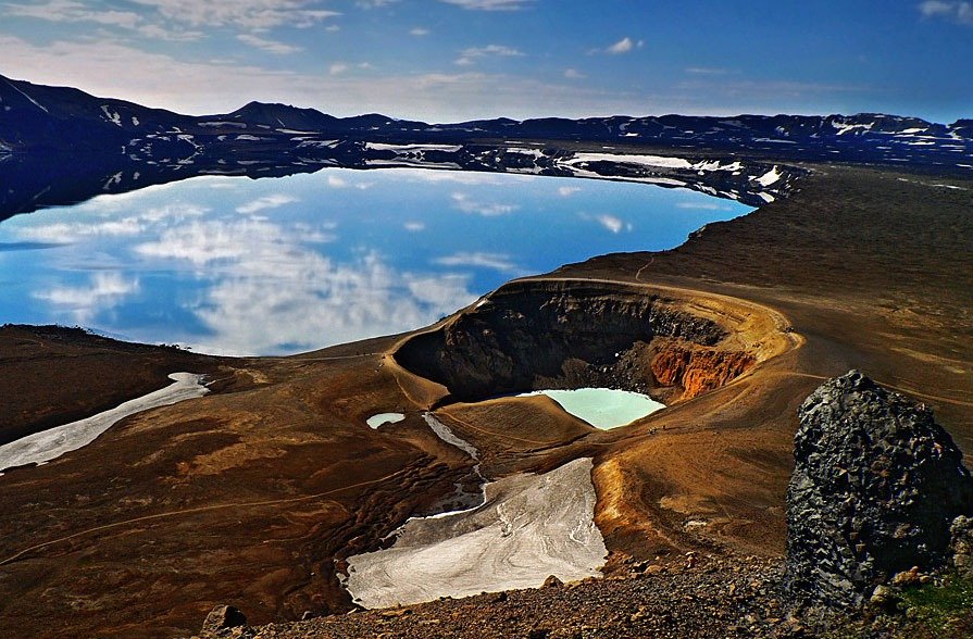 fotos para amar a Islândia cratera askja