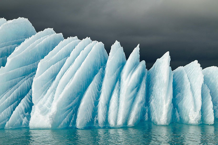 fotos para amar a Islândia icebergs flutuantes