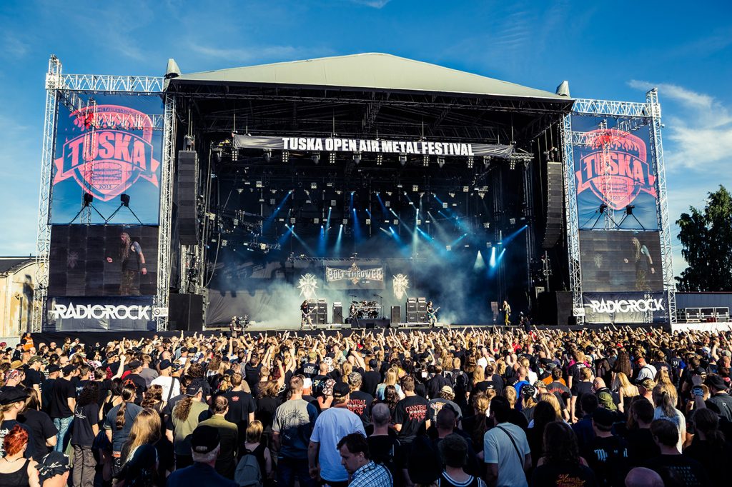 Festivais na Finlândia metal, verão e floresta tuska festival