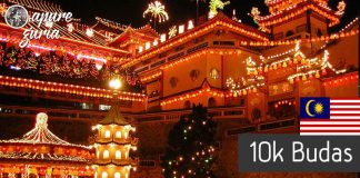 O fantástico templo Kek Lok Si em Penang, Malásia