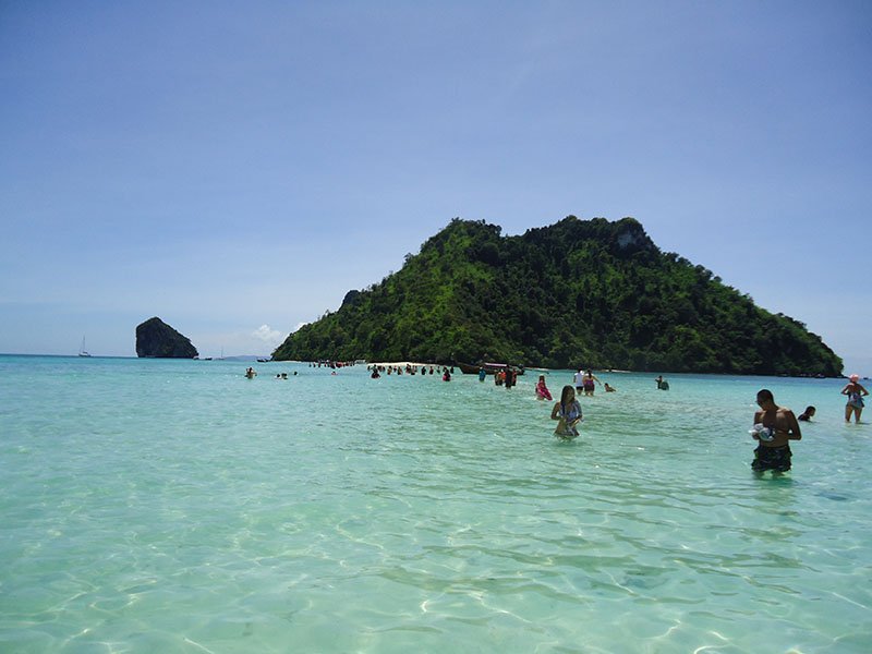 Tour 4 Islands em Krabi na Tailândia tup mor island travessia