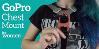Tutorial GoPro Suporte Peitoral para mulheres gopro suporte peitoral gopro chest mount for women diy