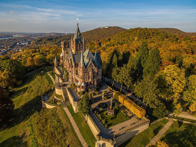 Schloss Drachenburg castelos na alemanha