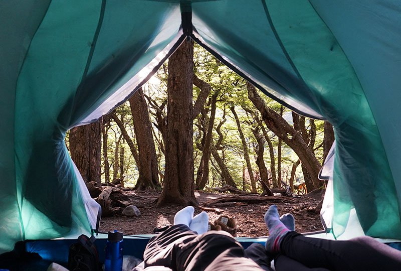 barraca acampamento el chalten argentina