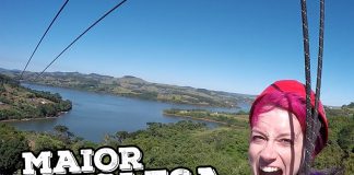 O lago de Itá, ecoturismo e maior tirolesa do sul do Brasil! tirolesa em ita o que fazer