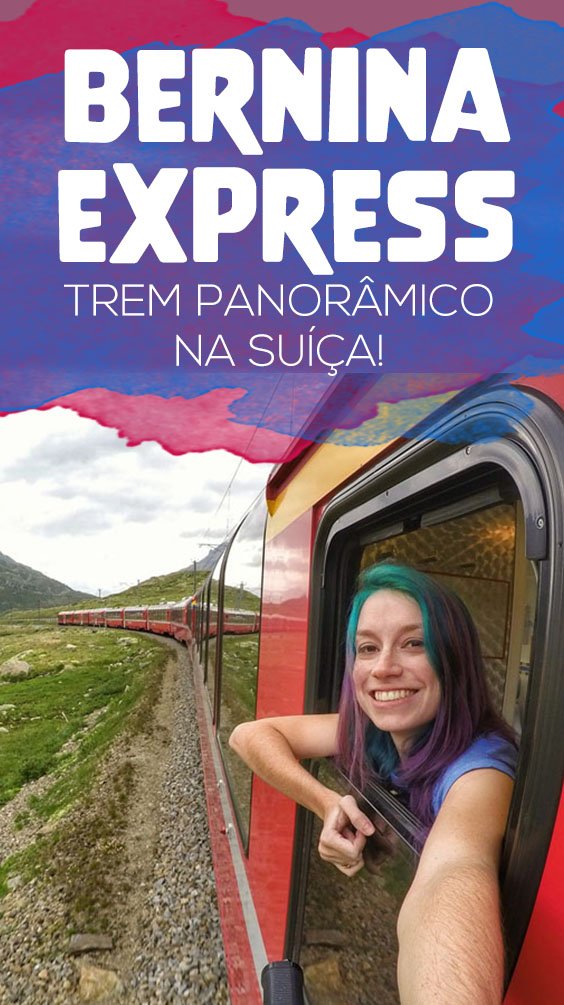 Como é viajar de trem panorâmico na Suiça, trajeto Bernina Express de Tirano a Coira