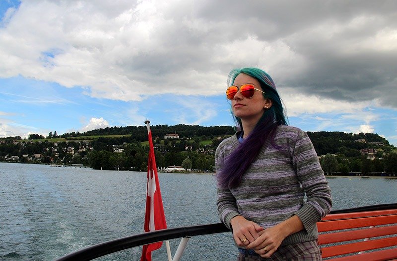 passeio de barco em lucerna na suiça