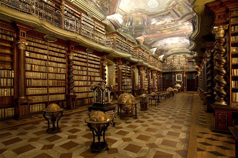 biblioteca clementinum praga