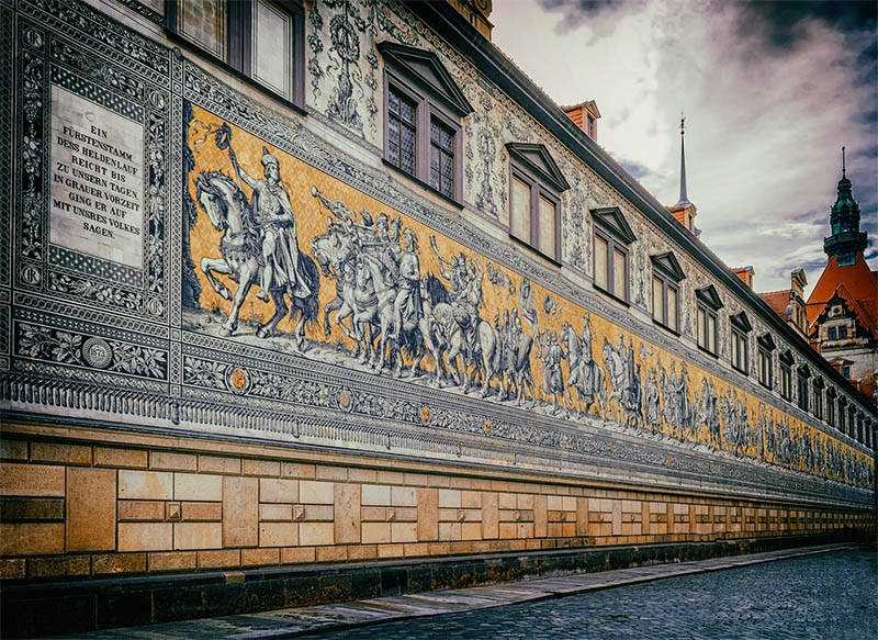 maior mural de azulejos do mundo dresden