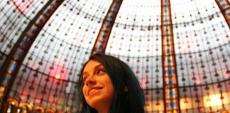 Compras em Paris: Galeries Lafayette Galeries Lafayette Paris Haussman cupula