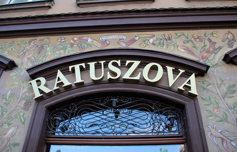 detalhe restaurante poznan polonia