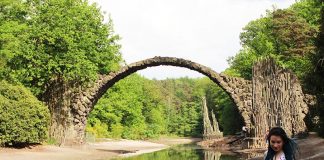 Rakotzbrücke: a ponte do diabo na Alemanha parque kromlau ponte do diabo alemanha