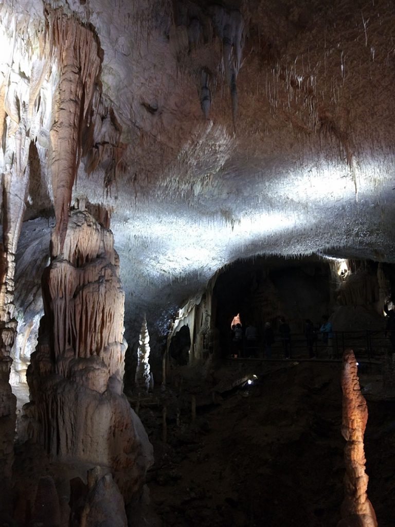 interior caverna postojna jama eslovenia