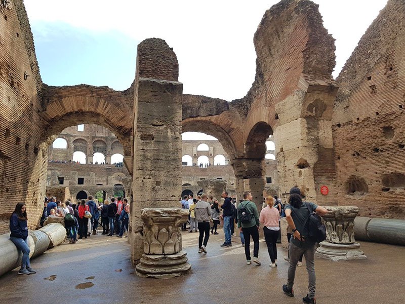 excursao no coliseu tour guiado ruinas em roma