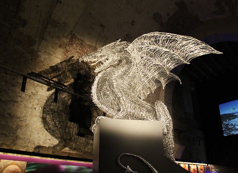 dragão de arame escultura liubliana