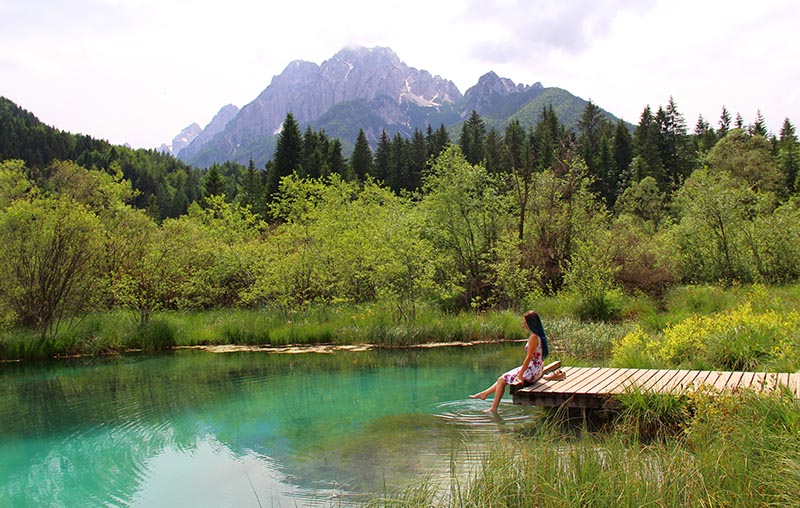 o que ver na eslovenia lago zelenci esmeralda