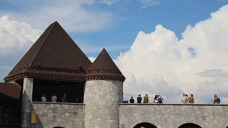 torre muralha castelo liubliana eslovenia